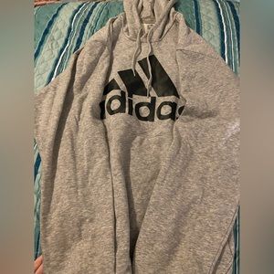 2XL adidas gray hoodie